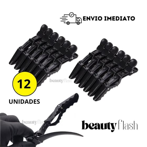 Presilha Jacaré Crocodilo para Cabelo Cabelereiro