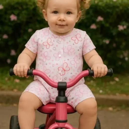 Macacão Curto Bebê Infantil Banho de Sol Menina P M G GG