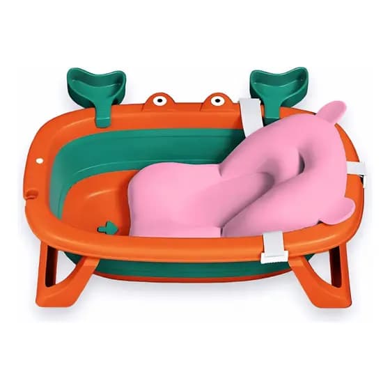 Banheira De Bebê Compacta Com Cama Flutuante Estável E Suave