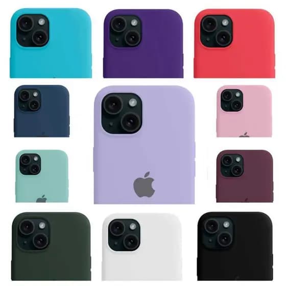 Capa Capinha case aveludada silicone com logo proteção Para iPhone 15 pro max iphone 14 iphone 11 iphone 12 Premium todos os modelos