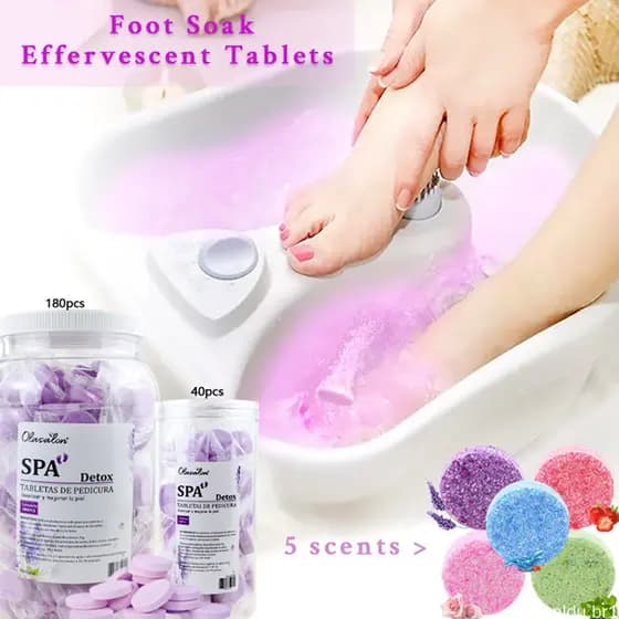 Pedicure Spa Tablet Hidratação Profunda Alívio Muscular Cansado