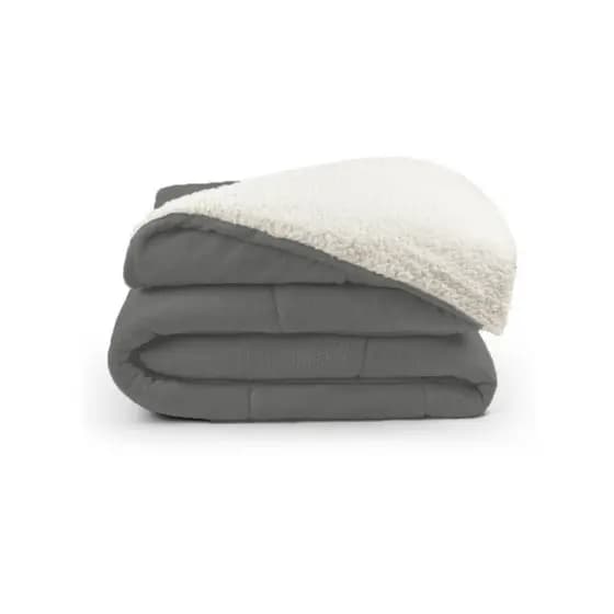 Coberdrom Queen Nuvem, 230x250, Soft Sherpa, Dupla Face, Cobertor Grosso Toque Macio