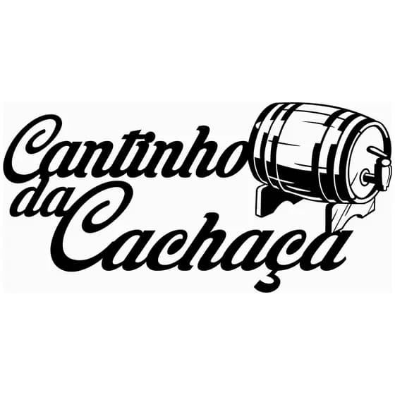 Quadro Decorativo Vazado CANTINHO DA CACHAÇA COM BARRIL em MDF Preto