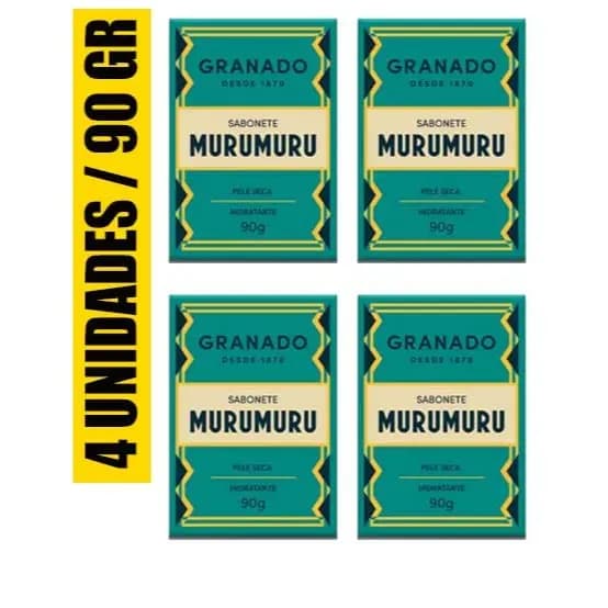 Kit 4 Sabonetes Murumuru Granado – Hidratação e Cuidado para Peles Secas