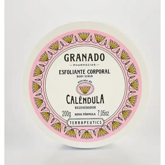Esfoliante Corporal Granado 200g - Calêndula, Lavanda, Castanha do Brasil ou Chá Branco