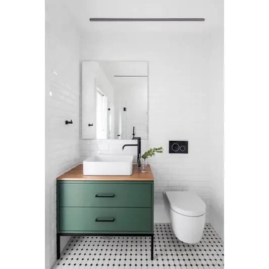 Espelho Retangular Grande Quadrado Para Banheiro, lavabo, e Sala 40X30 CM