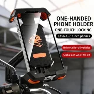 Suporte de celular para moto com viseira solar, antirreflexo, proteção solar, fixação no para-brisa, rotação 360°, trava