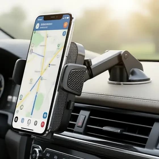 Suporte Veicular de Sucção para Painel - Suporte Universal para iPhone e Dispositivos Android