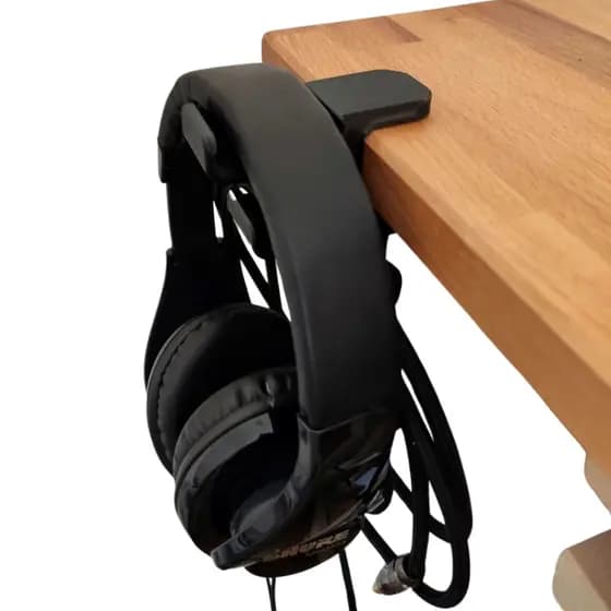 Suporte De Fone de Ouvido Headphone Headset Ajustável Para Mesa