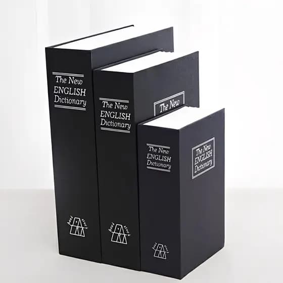 Cofre Camuflado Forma De Livro Dicionário Com Chave Residencial Capa Dura Dinheiro documento