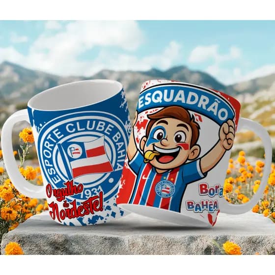 🏆⚽ Caneca Personalizada – Torcida Nordestina ⚽🏆
