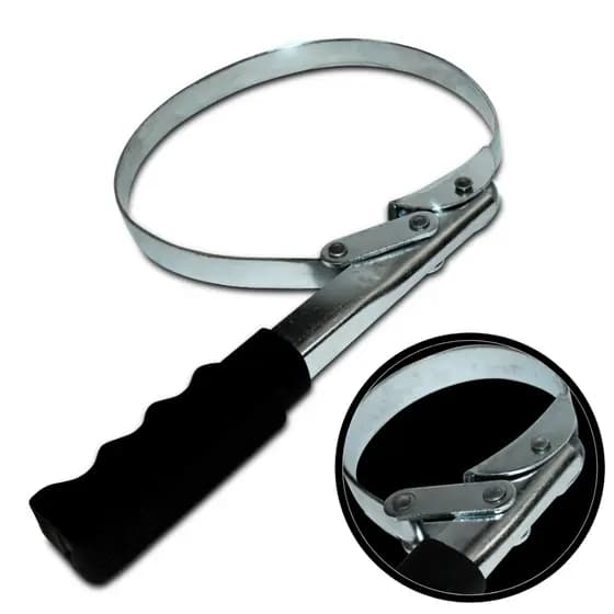 Chave Saca Filtros de Óleo XGG (Abertura 127 mm a 142 mm) Troca de Óleo Profissional Envio Imediato
