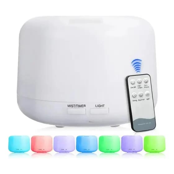Umidificador Difusor Aromático Ultrassônico Aromatizador Led