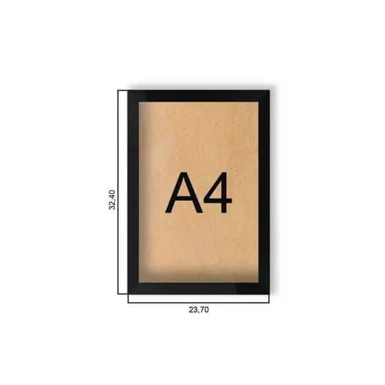 Moldura Madeira A4 Quadro 23x32 Diploma Certificado Foto Alvará