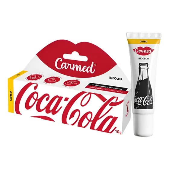 Hidratante Labial Carmed Coca-cola Incolor 10g