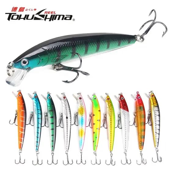 Iscas De Pesca Com Anzóis , Equipamento , Tamanho 7,5 g , 10 cm . 1 Peça