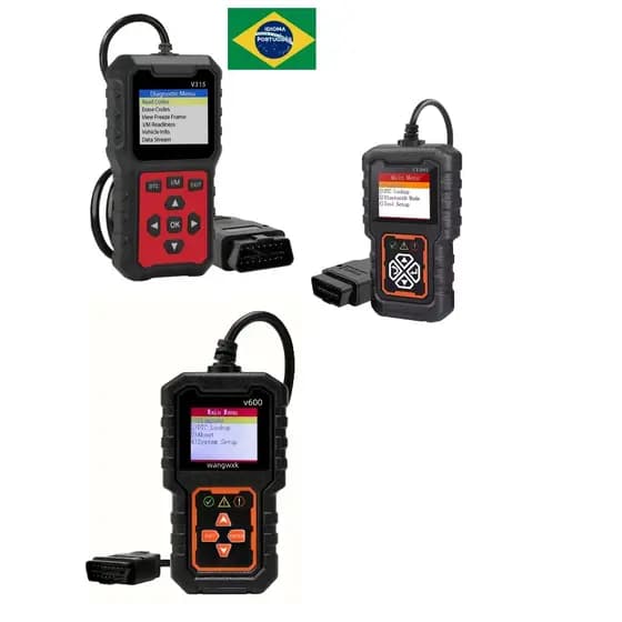 Scanner Automotivo em Português (Lê a apaga erros) Original com Nota fiscal Obd2 Diagnostico Veicula