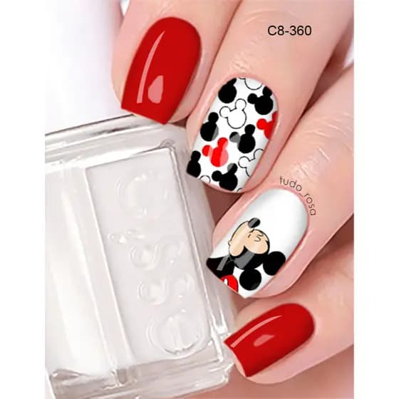12 peliculas de unha MICKEY MOUSE C8-360
