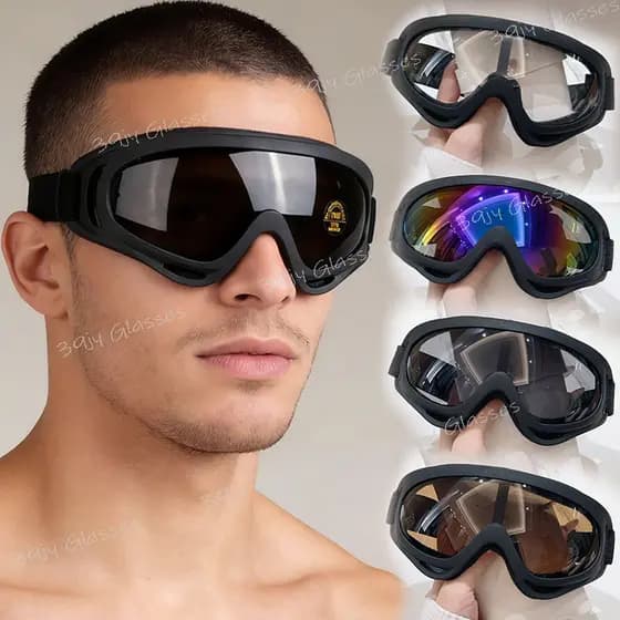 Óculos De Soldagem Anti-UV Segurança De Proteção À Prova De Poeira Para Trabalho Do Tático Esqui Sol Ciclismo Ao Ar Livr