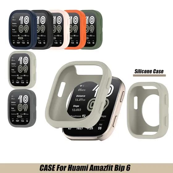 Capa De Silicone Macio Para Huami Amazfit Bip 6 , Protetora À Prova De Choque