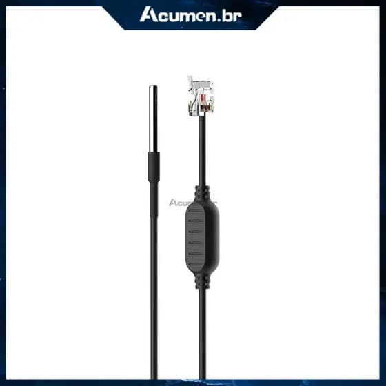 Sensor de temperatura sem fio, estável e confiável, fácil de instalar e configurar, para casa inteligente.