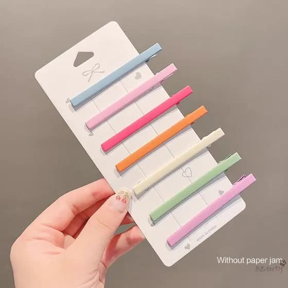 Grampos De Cabelo Coloridos Antiderrapantes Para Mulheres – Chapéus Versáteis Cabelos Grossos E Cacheados