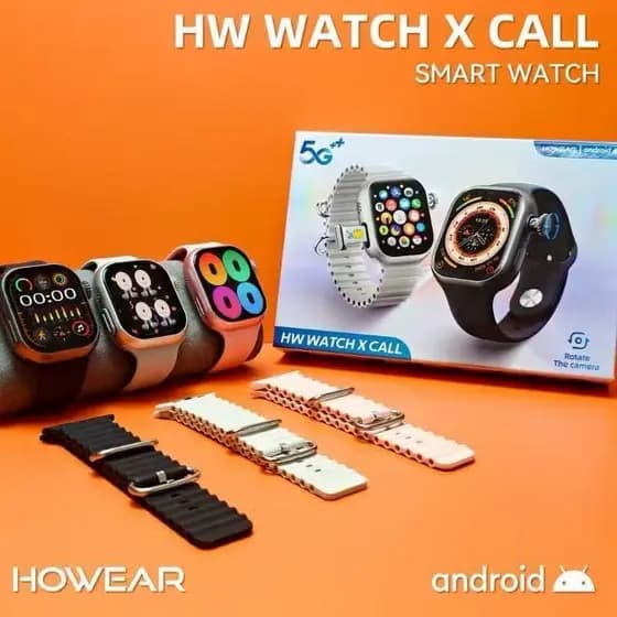 HW Watch X Call Smartwatch entrada de chip 4g câmera frente e verso Imports