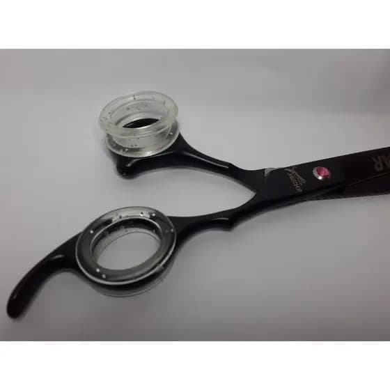 borracha de cilicone transparente para tesoura Professional