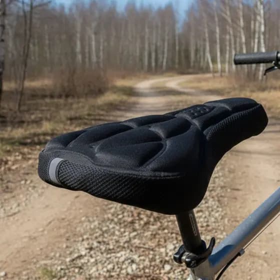 Capa De Selim De Ciclo Acolchoada Macia Sela Ajuste Universal Para Ciclismo Ao Ar Livre