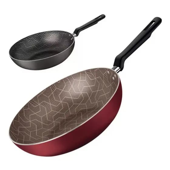 Frigideira Funda Antiderrapante Vermelho 24cm Tramontina
