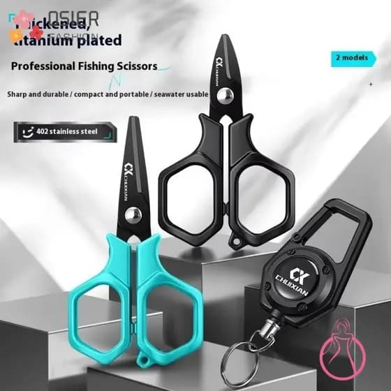 Tesoura De Isca OSIERFASHION , Pesca De Design Portátil De Aço Inoxidável , Corte De Linha PE