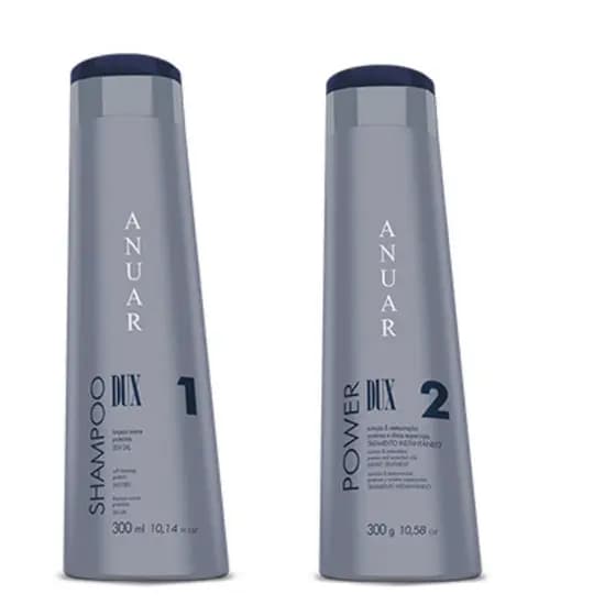 Shampoo Manutenção Dux 300ml + Power Dux 300g - Cabelos Afro - Anuar Cosméticos