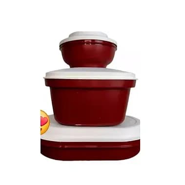 tupperware Kit actualité 3pçs (kit lindo e perfeito para colocar em sua cozinha)