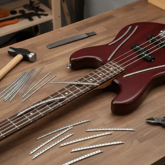 Fio De Traste , Cordas De Guitarra , Trastes De Níquel Bandolim Prateadas Dedo