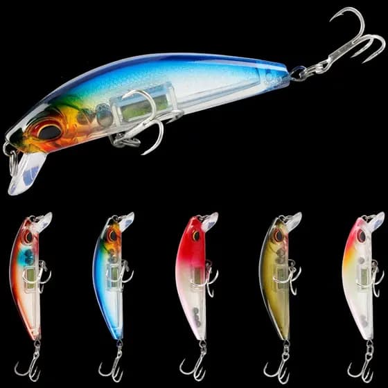 1PCS Mini Isca Dura 3D Olhos 7cm/11g De Pesca De Minhoca Artificial De Robalo Crankbait Tackle