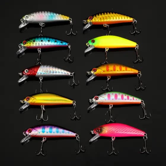 1Pc Iscas De Pesca 5,8cm 6g Isca De Minhoca Artificial Wobbler Bass Laser Peixe