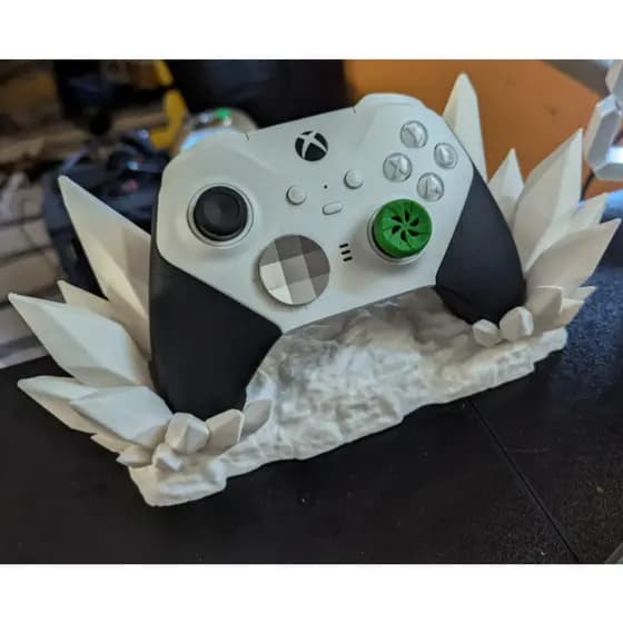 Suporte para Controle Xbox One – Design Cristal Minimalista nos Dois Lados | Elegante