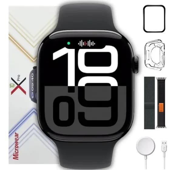 Relogio Smartwatch S10 Pro + Serie10 NFC ChatGpt Gps Original Masculino Feminino +Brindes Microwear