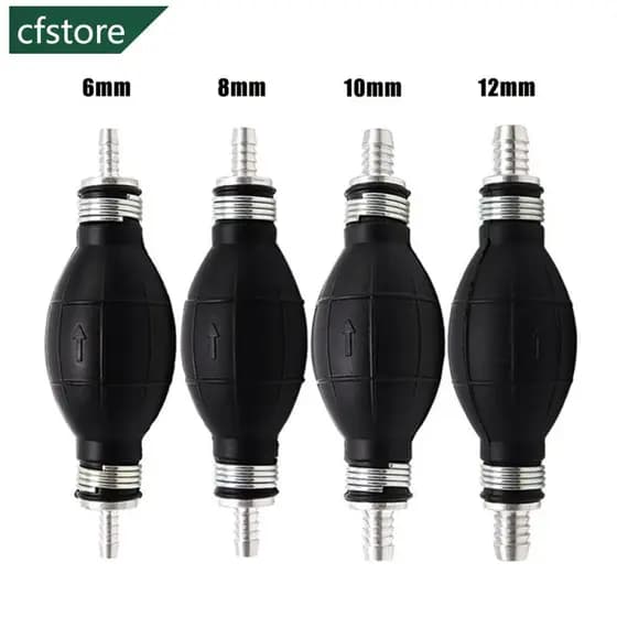 CFSTORE 6/8/10/12mm Bomba De Combustível Manual De Alumínio Gasolina Linha De Sucção De Óleo Para Barcos De Carro D3K7