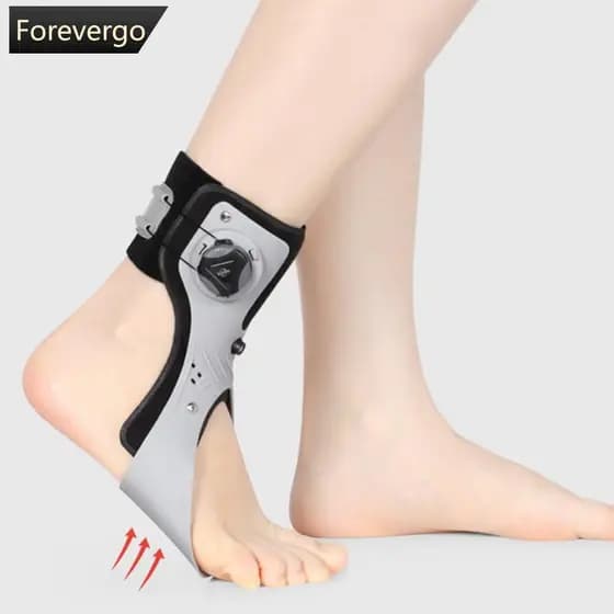 Ankle Suporte De Junção Com Airbag Fixação Da Junta Do Tornozelo Ajuste Botão Corretor De Queda Pé Confortável Órtese