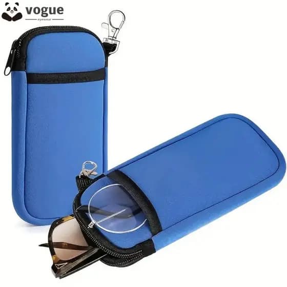 Óculos De Sol VOGUEEE , Portáteis De Bolso Duplo , Bolsa Durável Multifuncional Para Telefone