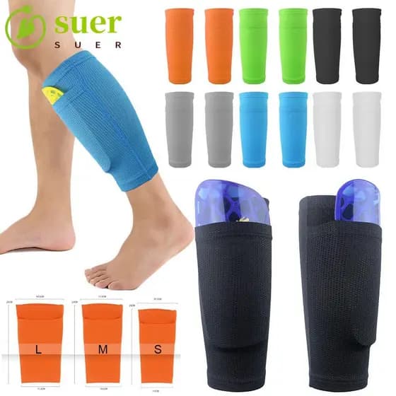 SUER1YE Porta Caneleiras De Futebol Shinpads Esportivos Durável Meias Para Instep