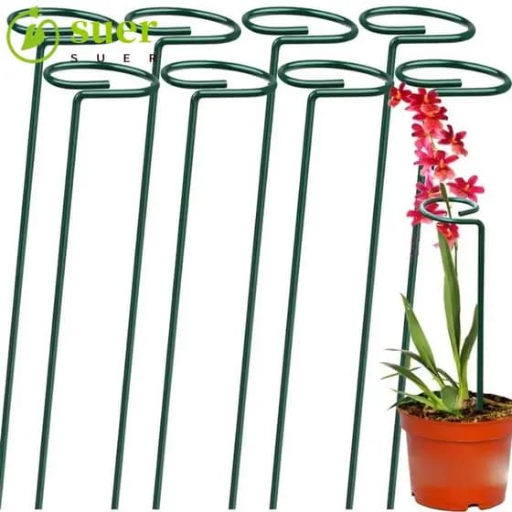 Hastes De Suporte Para Plantas SUER1YE , Estrutura De Metal Reutilizável , Haste De Prevenção De Planta De Flor Anti-Que