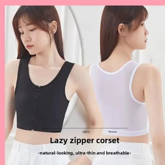 DORA Modelador De Peito , Colete Plano , Espartilho Roupa Íntima Trans Lésbica Moleca Pasta