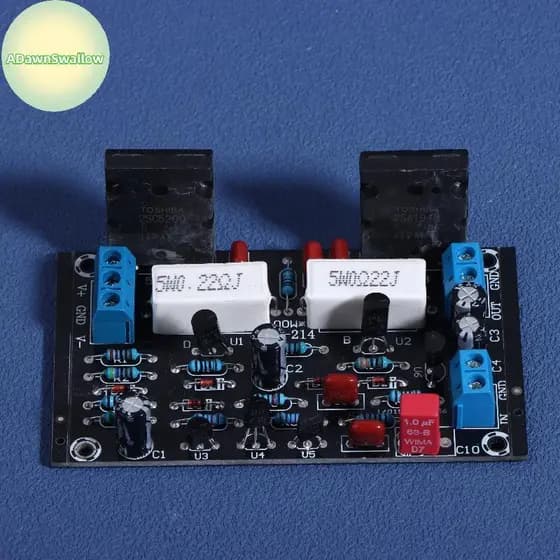 ADS 2SC5200 + 2SA1943 Tubo 100W DC 35V Mono Canal HIFI Placa Amplificadora De Áudio-100W BR De Alta Potência