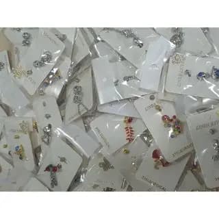 KIT 12 PEÇA Piercing De Umbigo Com Pingente Sortido IDEAL PARA REVENDE