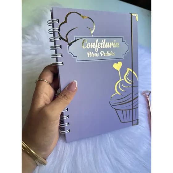 Caderno de pedidos/ Caderno de confeitaria / Bloco de pedidos