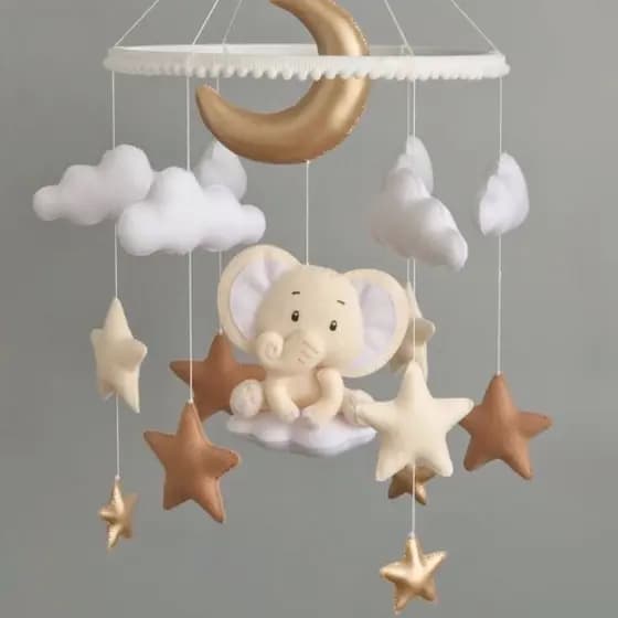 Móbile de Berço bichinhos menino e menina encanto