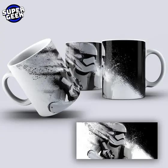 Caneca Star Wars Personalizada 325ml Darth Vader Stormtrooper