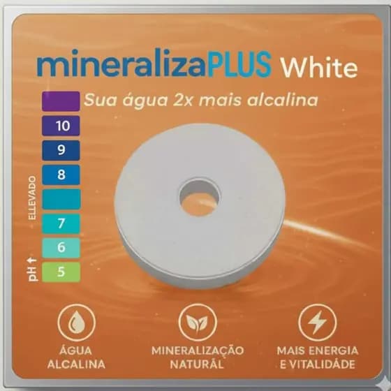 Disco Mineralizador de água MineralizaPlus White